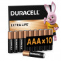 Батарейка Duracell AAA лужні 10 шт. в упаковці (5002509/5006462)