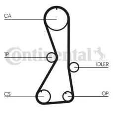 Ремень ГРМ CONTITECH CT1016