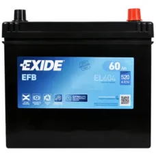 Аккумулятор автомобильный EXIDE START-STOP EFB 60A (EL604)