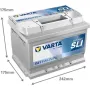 Акумулятор автомобільний Varta Silver Dynamic 61Аh (561400060)