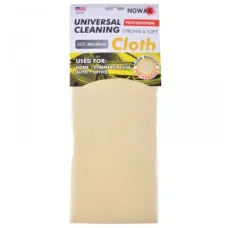 Автомобільна серветка NOWAX 40*30 штучна замша жовта (NX65432)