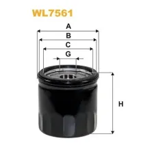 Фильтр масляный Wixfiltron WL7561