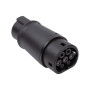 Розетка для заряджання електромобіля HiSmart Type 2 (Female) - Type 1 (Male) (EV200481)