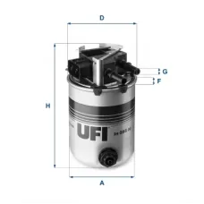 Фільтр паливний UFI 24.095.00