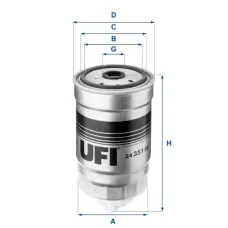 Фільтр паливний UFI 24.351.00