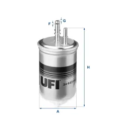 Фільтр паливний UFI 24.445.00