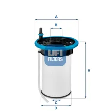 Фільтр паливний UFI 26.052.00