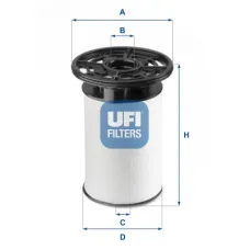 Фільтр паливний UFI 26.076.00