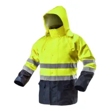 Куртка робоча Neo Tools підвищеної видимості, Oxford 300 D, жовта, р. ML (81-720-M)