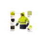 Куртка робоча Neo Tools підвищеної видимості, Oxford 300 D, жовта, р.XL (81-720-XL)