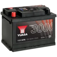 Акумулятор автомобільний Yuasa 12V 62Ah SMF Battery (YBX3078)