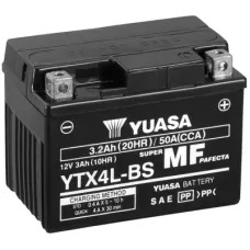 Акумулятор автомобільний Yuasa 12V 3Ah MF VRLA Battery AGM (YTX4L-BS)