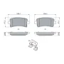 Гальмівні колодки Bosch 0 986 424 124