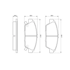 Гальмівні колодки Bosch 0 986 424 289