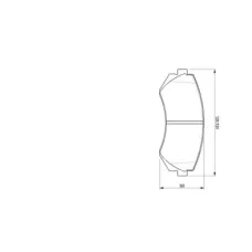 Тормозные колодки Bosch 0 986 424 489