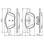 Тормозные колодки Bosch 0 986 424 701