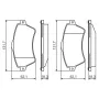 Тормозные колодки Bosch 0 986 424 721