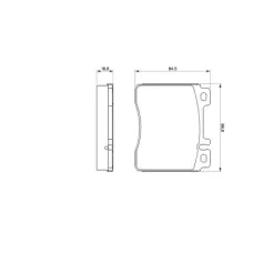 Тормозные колодки Bosch 0 986 460 976