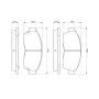 Тормозные колодки Bosch 0 986 461 123