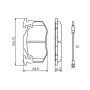 Тормозные колодки Bosch 0 986 466 346