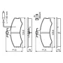 Тормозные колодки Bosch 0 986 467 411