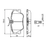 Тормозные колодки Bosch 0 986 469 410