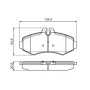 Тормозные колодки Bosch 0 986 494 013