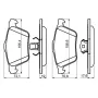 Тормозные колодки Bosch 0 986 494 158