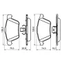 Тормозные колодки Bosch 0 986 494 159
