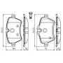 Тормозные колодки Bosch 0 986 494 168