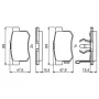 Тормозные колодки Bosch 0 986 494 233