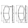 Тормозные колодки Bosch 0 986 494 308