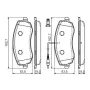 Тормозные колодки Bosch 0 986 494 385