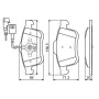 Тормозные колодки Bosch 0 986 494 453