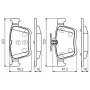 Тормозные колодки Bosch 0 986 494 659