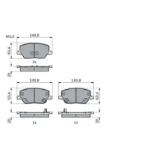 Тормозные колодки Bosch 0 986 494 941