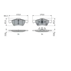 Тормозные колодки Bosch 0 986 494 960