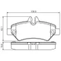 Тормозные колодки Bosch 0 986 495 100