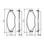 Тормозные колодки Bosch 0 986 495 244
