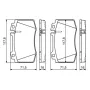 Тормозные колодки Bosch 0 986 495 278
