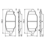 Тормозные колодки Bosch 0986494767