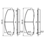 Тормозные колодки Bosch 0986494769