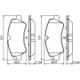 Тормозные колодки Bosch 0986494796