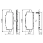 Тормозные колодки Bosch 0986494838
