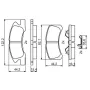Тормозные колодки Bosch 0986494878