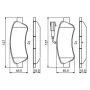 Тормозные колодки Bosch 0986494994