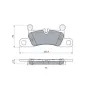 Тормозные колодки Bosch 0986495371