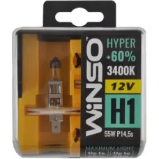 Автолампа WINSO H1 HYPER +60 55W (712130)