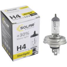 Автолампа SOLAR H4 12V 60/55W P45t-41 Starlight+30 (1224)