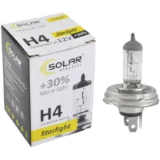 Автолампа SOLAR H4 12V 60/55W P45t-41 Starlight+30 (1224)